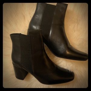 Black Zara ankle boots